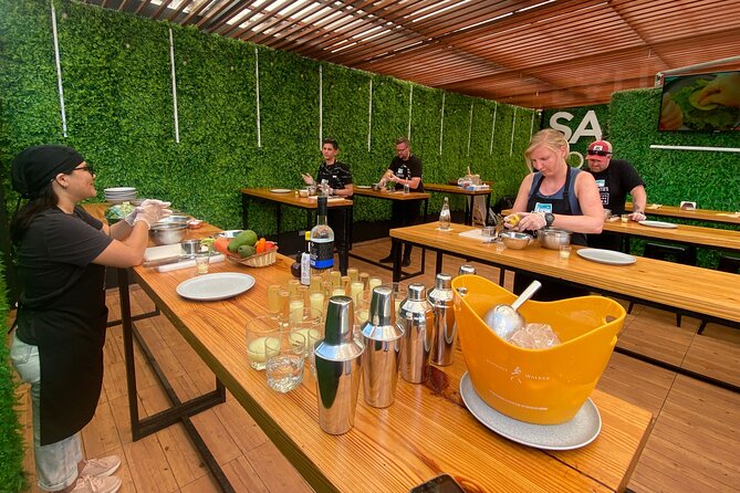#1 Reviewed Lima Cooking Class - Mixing and tasting a Pisco Sour