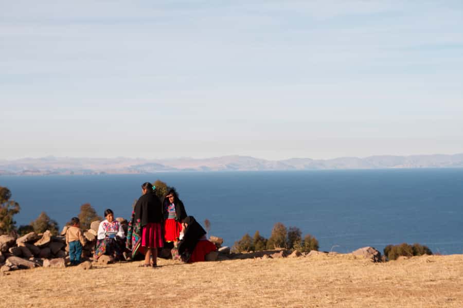 2-Day Amantani Island homestay overnight Tour from Puno - From Puno to the Uros reed islands