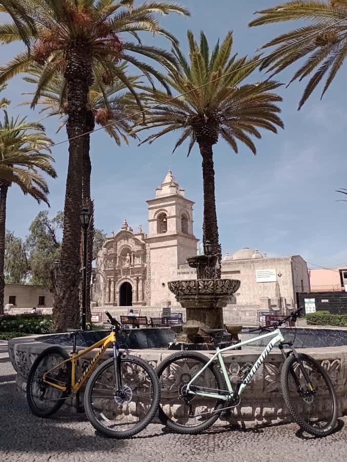 AREQUIPA BIKING CITY TOUR - Selva Alegre Park gives you a greener pause
