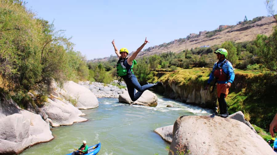 Arequipa: Chili River White Water Rafting + Pickup & Snack - Pickup in Arequipa and the 20-minute ride out