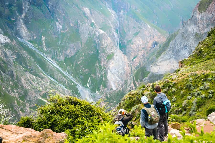 Arequipa: Full Day Colca Canyon Tour Roundtrip from Arequipa - A wide valley view at Antahuilque