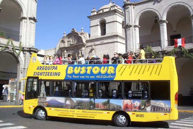 Arequipa Panoramic bus tour - Key points to know before booking