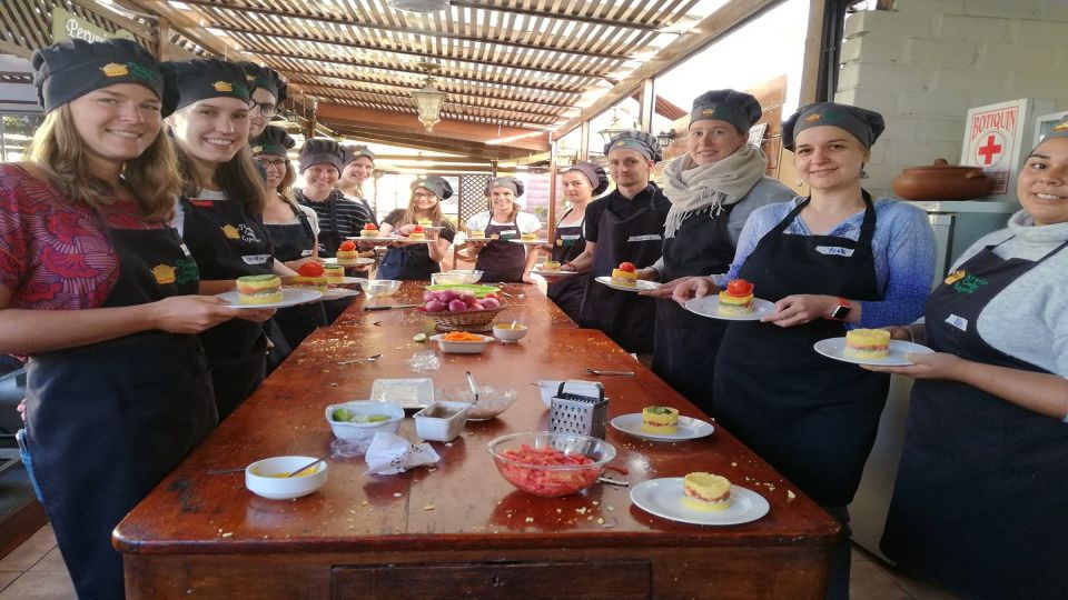 Arequipa: Peruvian Cooking Class - Sitting down to eat your own two-course meal