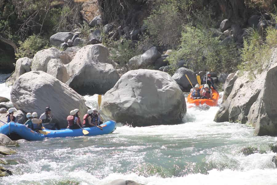 Arequipa: Rio Chili Rafting Tour with Snack - Pickup in a White Mini Van