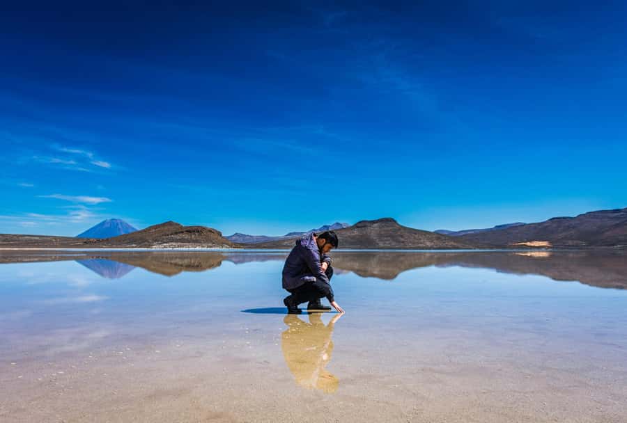 Arequipa: Salinas Lagoon Tour Offer Price - The Mirador de los Volcanes near Chiguata