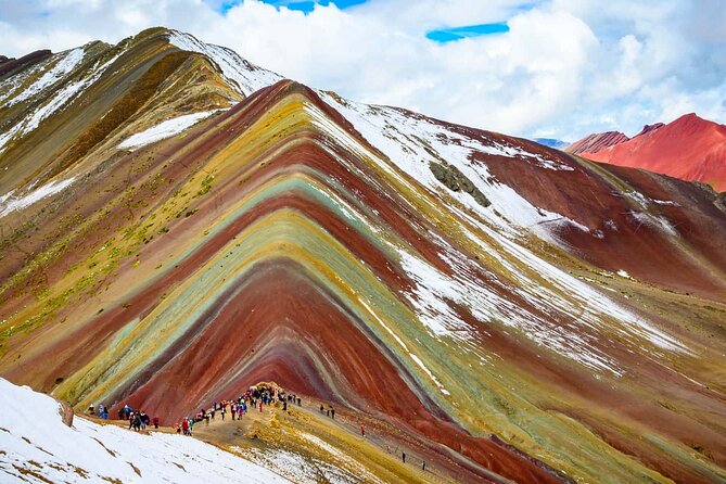 ATV adventure to Rainbow Mountain unique landscapes - The final 1.5-kilometer walk