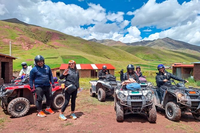 ATV adventure to Rainbow Mountain unique landscapes - Reaching Vinicunca at 5,038 meters