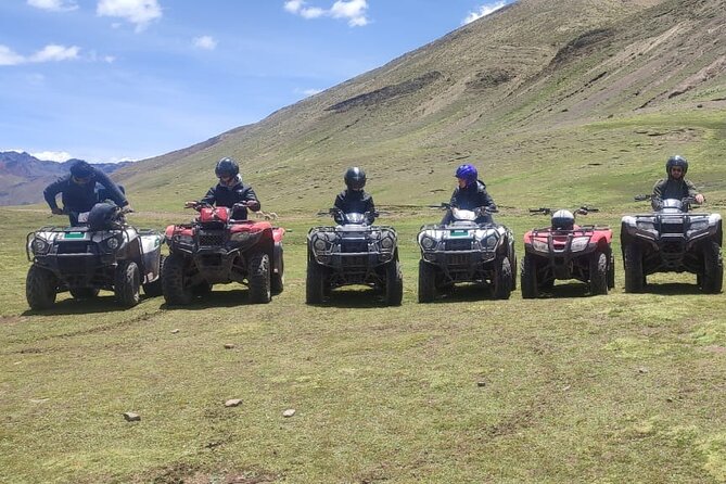 ATV adventure to Rainbow Mountain unique landscapes - Returning to Cusipata for lunch