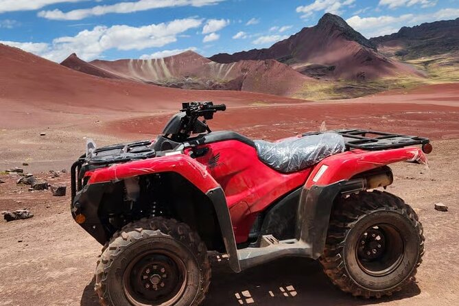 ATV's Rainbow Mountain and Red Valley Tour from Cusco - Riding an ATV at 4,890 meters