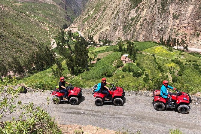 Atv Tour to Perolniyoc Waterfalls in The Sacred Valley - Learning to handle the quad bikes