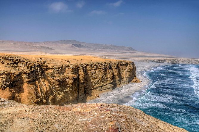 Ballestas island & Paracas reserve from PISCO CRUISESHIP TERMINAL - The reserve’s red beaches and desert viewpoints