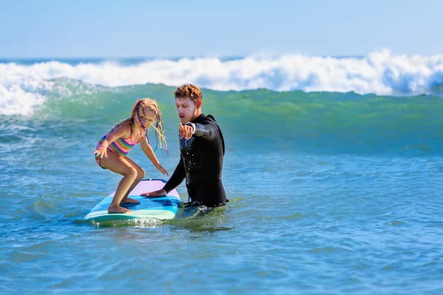 Budget Friendly Surf Class - All Equipment Included - A Board and Wetsuit Matched to Your Needs