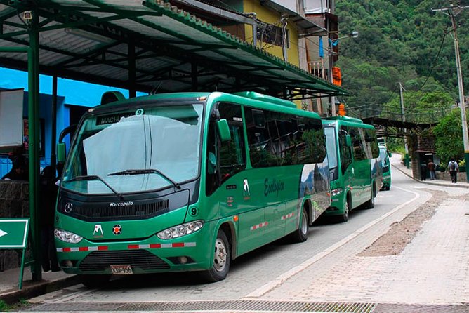 Bus to the entrance of Machu Picchu - Boarding with your ticket and passport