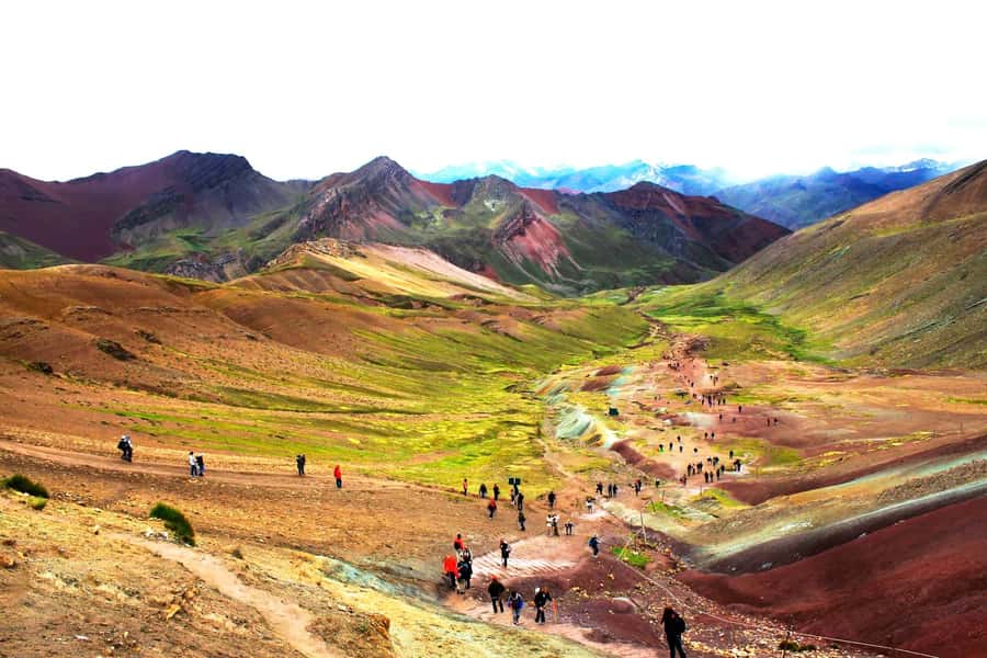 Cusco: Full-Day Rainbow Mountain & Red Valley Trekking Tour - The climb to 5,036-meter Rainbow Mountain
