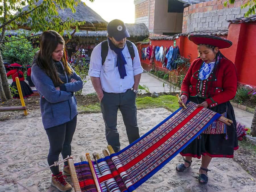 Cusco: Moray, Maras Salt Mines, and Chinchero Weavers Tour - Moray at 11,318 feet, Inca farming in circular terraces