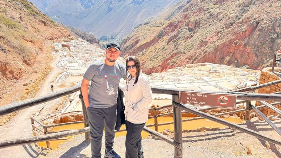 Cusco: Moray, Maras Salt Mines, and Chinchero Weavers Tour - Maras Village and the salt pools below it