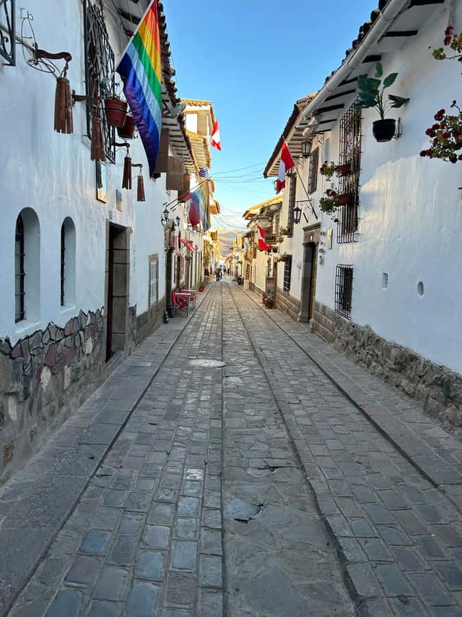 Cusco's historical tour and San Pedro Market bites - Qorikancha and the Temple of the Sun from outside