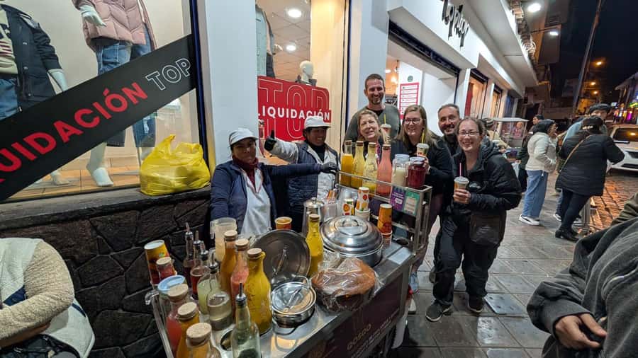 Cusco street food tour - Starting at Cusco Cathedral after dark