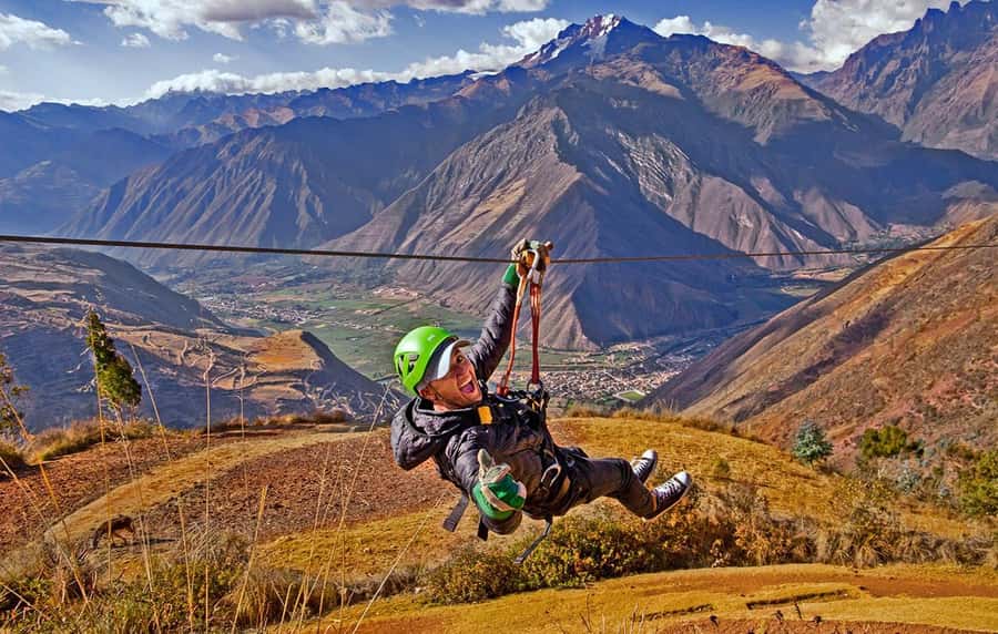 Cusco: Zipline + ATV's | Salt Mines of Maras and Moray | - Four cables over the Sacred Valley