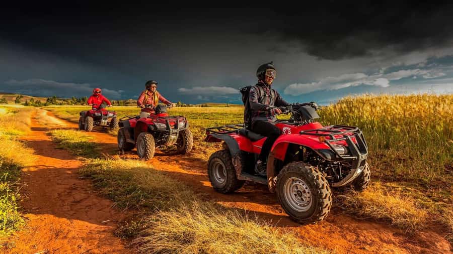 Cusco: Zipline + ATV's | Salt Mines of Maras and Moray | - The early ride through the Sacred Valley
