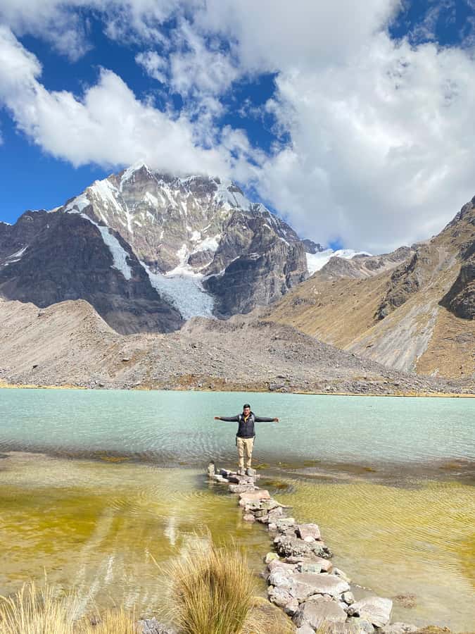 From Cusco: 7 lakes with hot springs in Ausangate and meals - Breakfast With a Family in Pacchanta