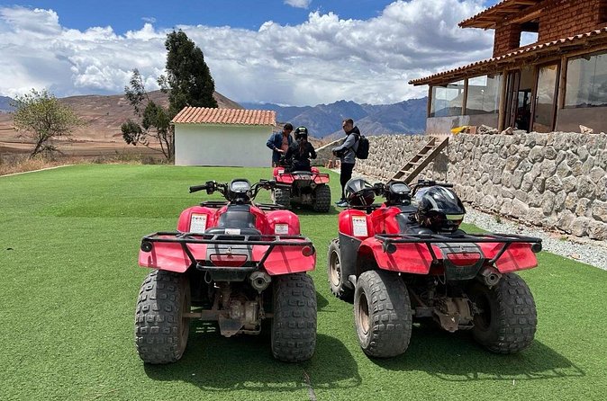 From Cusco: ATV’s tour Moray and Salt Mines of Maras. - Returning to Cusco through Plaza Regocijo