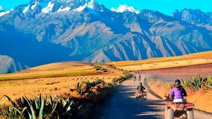 from Cusco: Atv Tour Maras, Moray, and Salt Mines - Riding through the Sacred Valley
