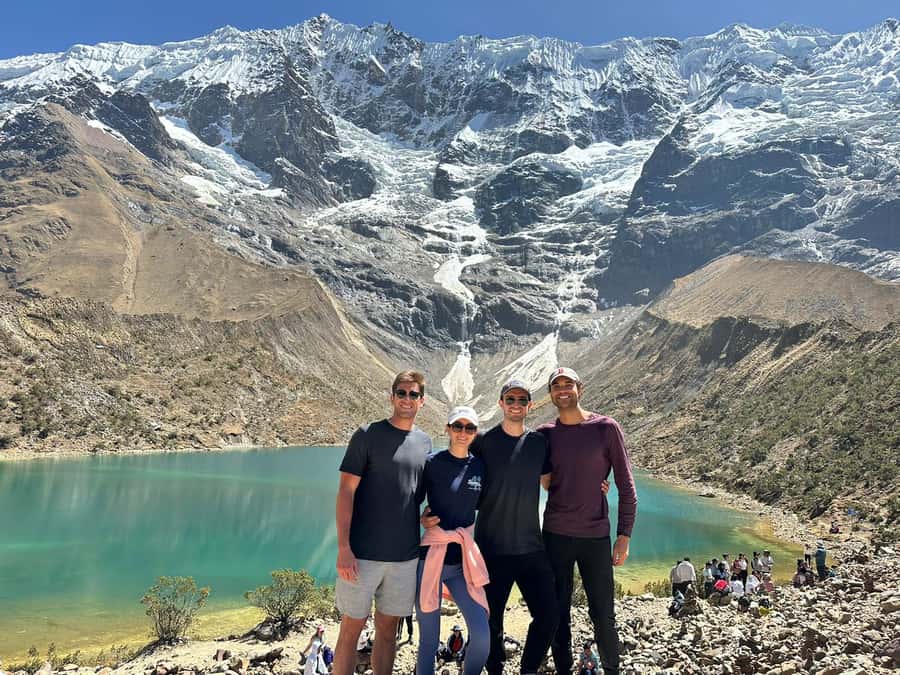 From Cusco: Excursion to Humantay lake from Cusco - Reaching the lake and seeing Nevado Salkantay