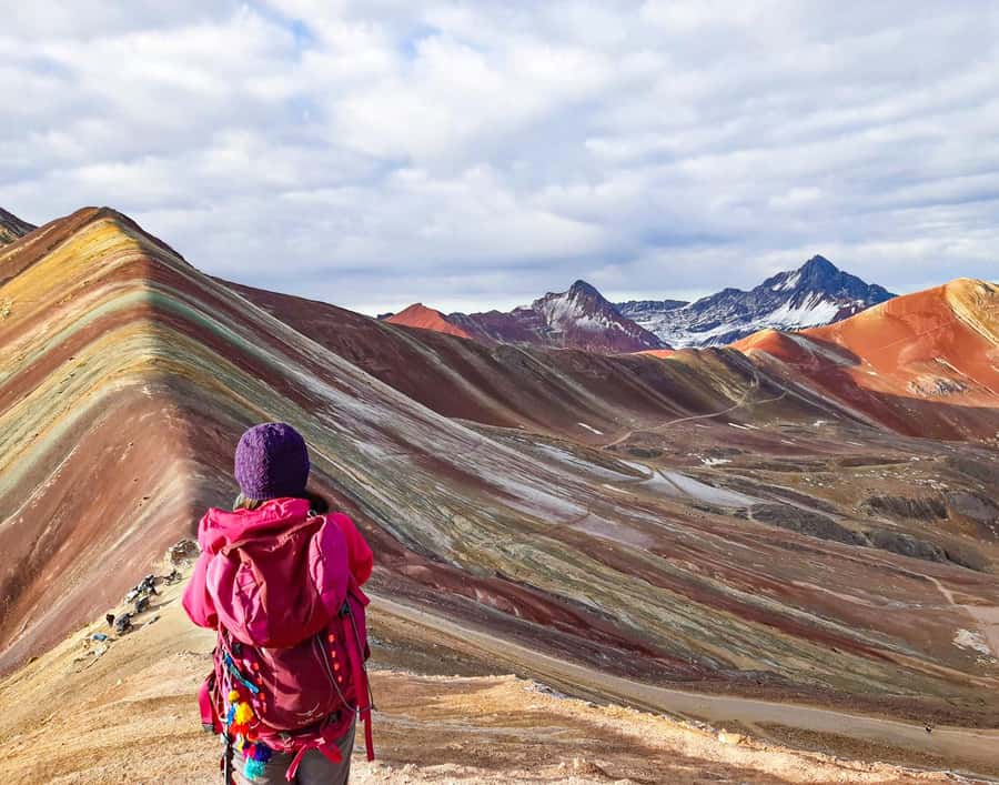 From Cusco: Full Day Rainbow Mountain + Red Valley | PRIVATE - A two-hour approach through the Andes