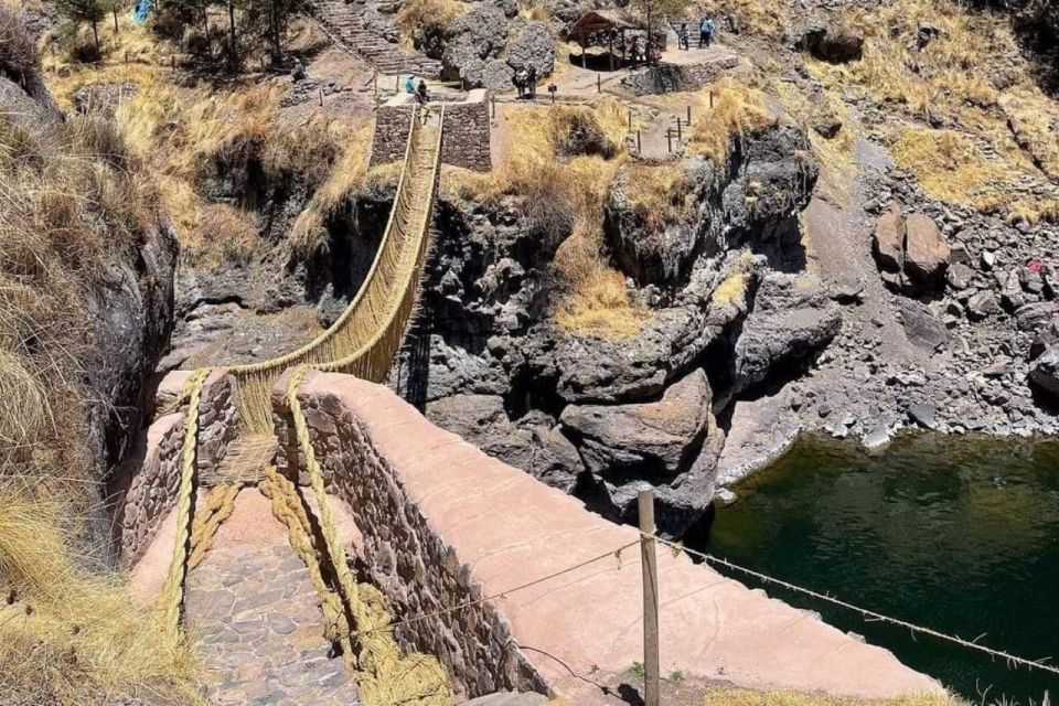 From Cusco: Inka Suspension Bridge Qeswachaca - Qeswachaka - Walking Out to the Qeswachaka Bridge