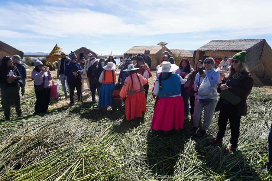From Cusco: Lake Titicaca, Uros and Amantani by sleeper bus - Amantani’s market, temples, and quiet pace