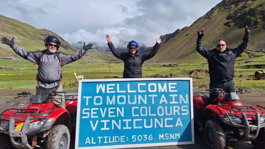 From Cusco: Mountain of colors and red valley on ATVs - Lunch, the return ride, and the real length of the day