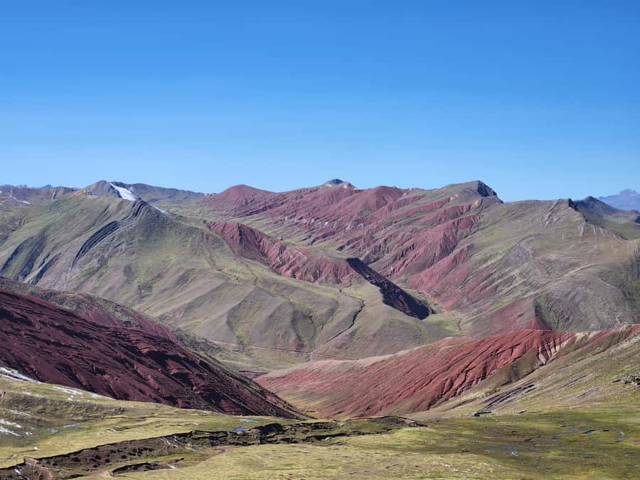 From Cusco: Palcoyo Rainbow Mountain Guided Tour - Walking among Palcoyo’s three rainbow mountains