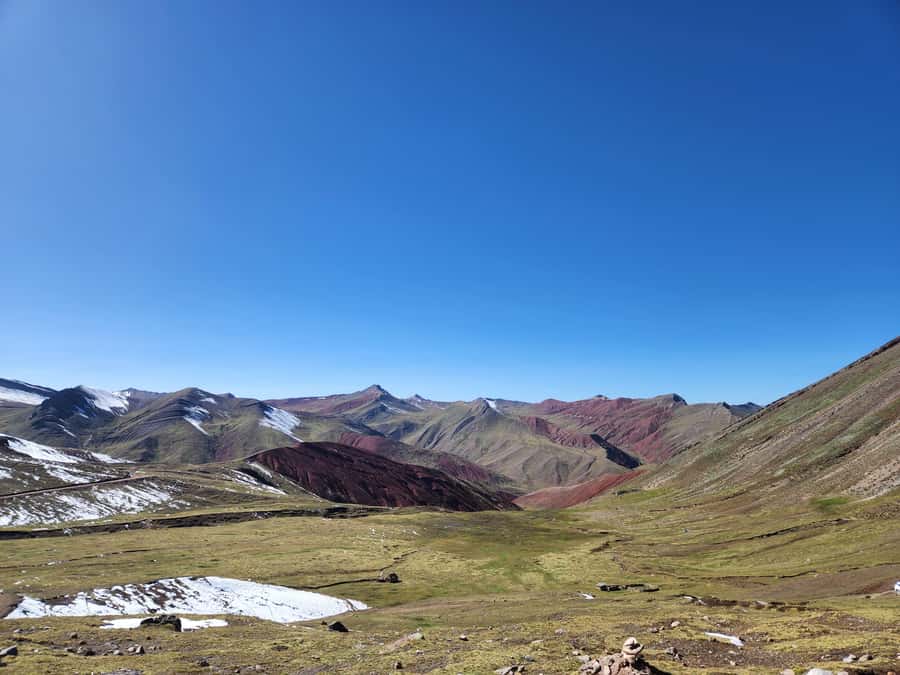 From Cusco: Palcoyo Rainbow Mountain Guided Tour - The Red Valley viewpoint and Ausangate views