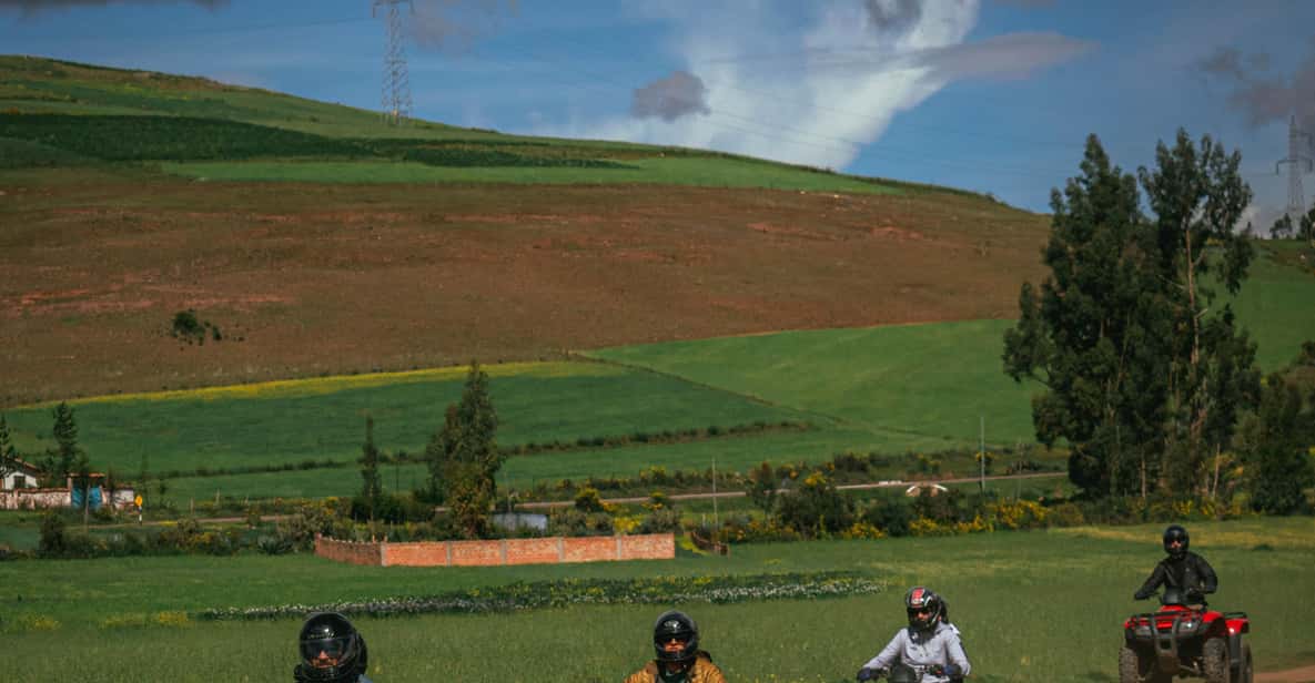 From Cusco: Quad bike tour Moray and Salt Mines - Maras Salt Mines and the white terraces