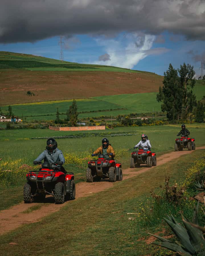 From Cusco: Quad bike tour Moray and Salt Mines - Central Cusco pickup and the ride to the ATV base