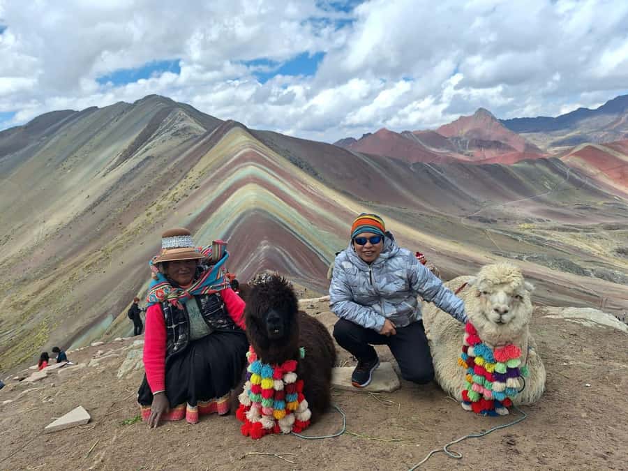 From cusco: Rainbow Mountain ATV Tour with meals - The Guides and the Feel of the Day