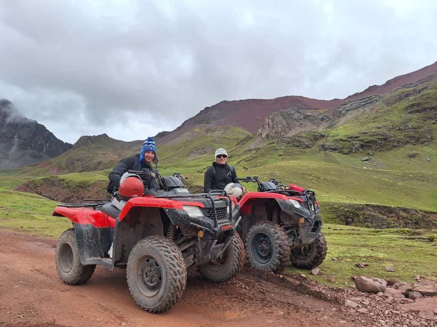 From cusco: Rainbow Mountain ATV Tour with meals - Cold, Altitude, and ATV Skill