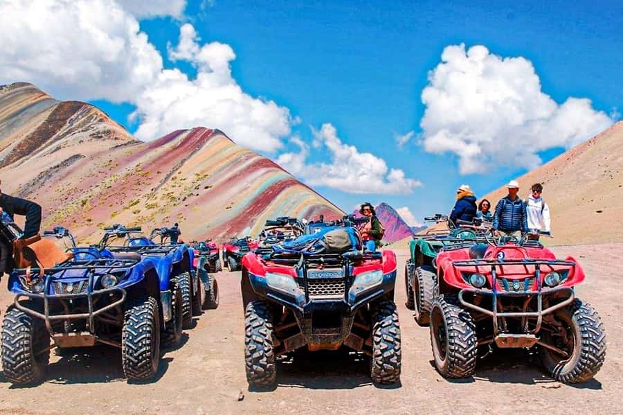 From Cusco: Rainbow Mountain in ATV Quad Bikes + meals - From Cusco to Cusipata, the day starts early