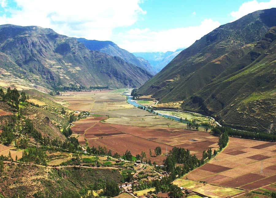 From Cusco: Sacred Valley Tour with Buffet Lunch - Pisac archaeological site and its steep mountain setting