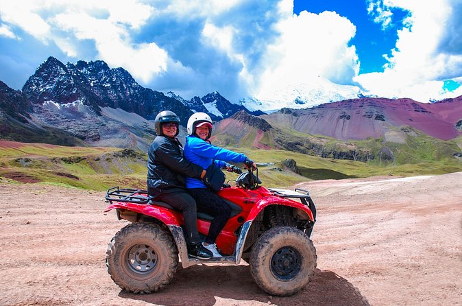 From Cusco: Vinicunca Rainbow Mountain ATV Tour with Meals - The 15-minute ride toward Vinicunca