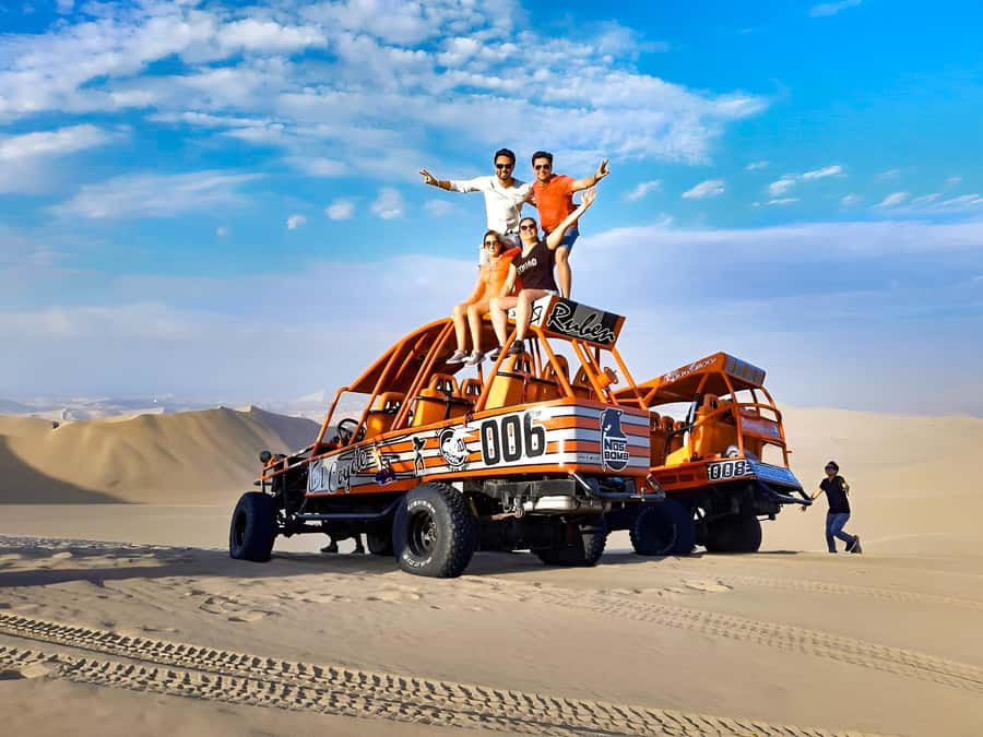 From Huacachina: Sandboarding and Dune Buggy Tour + Income - Starting beside the Huacachina lagoon