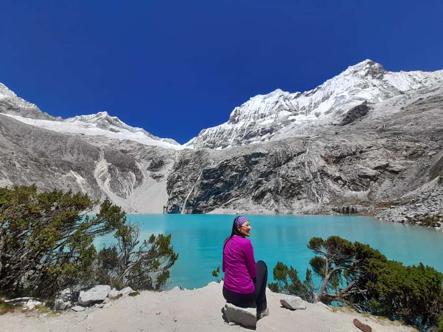 From Huaraz: Lake 69 Trek Day Tour - White Mountain Range - Llanganuco Valley and the national park entrance