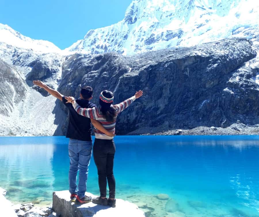 From Huaraz: Lake 69 Trek Day Tour - White Mountain Range - The descent and long ride back to Huaraz