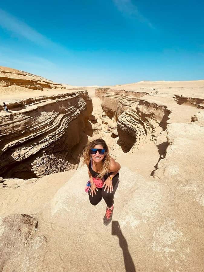 From Ica | Huacachina : Canyon de Los Perdidos | Full Day - The viewpoint gives you the first sense of scale
