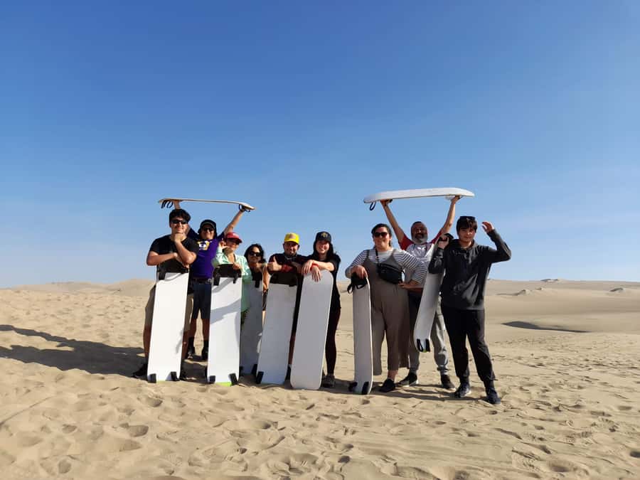 From Lima: Ballestas Islands, Huacachina with buggy Economic - Guide service and group comfort