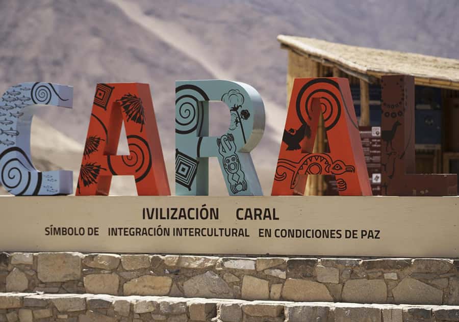 From Lima: Discover the Ancient Sites Caral & Bandurria - Walking through Caral’s ancient ceremonial city