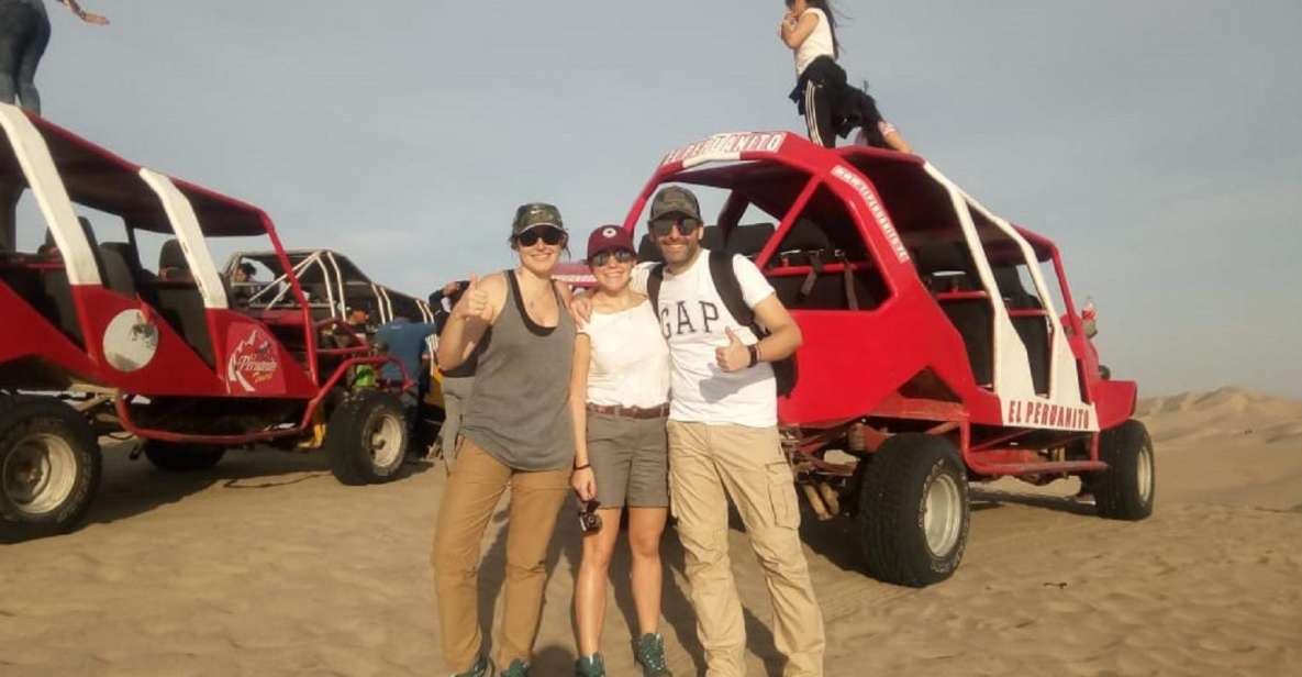 From Lima: Huacachina Oasis Tour, Winery & Desert Sunset - The V8 buggy ride across the dunes