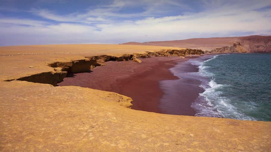 From Paracas: Ballestas Islands and Paracas National Reserve - The speedboat ride to the Candelabro