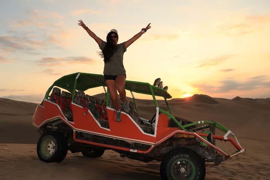 From Paracas: Mini Buggy Tour & Sandboarding at Oasis - Sandboarding on Peru’s tall dunes